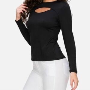 TART Peek A Boo Black Long Sleeve Shirt
